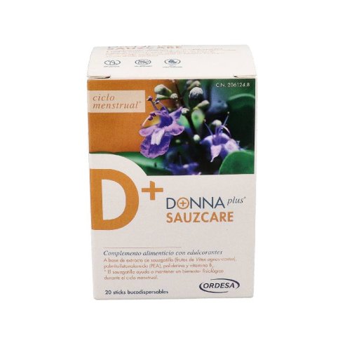 DONNAPLUS SAUZCARE  20 STICKS BUCODISPERSABLES