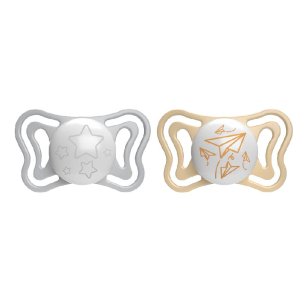 CHUPETE SILICONA CHICCO PHYSIOFORMA LIGHT LUMINOSO 6 - 16...