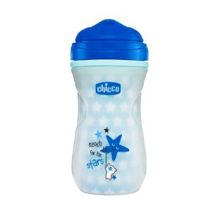 VASO LUMINOSO CHICCO SHINY 1 UNIDAD COLOR AZUL