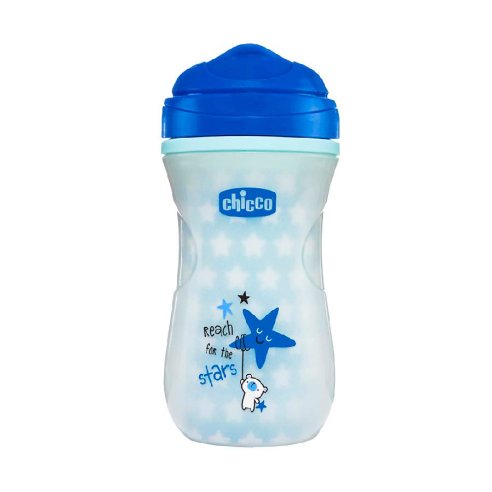 VASO LUMINOSO CHICCO SHINY 1 UNIDAD COLOR AZUL