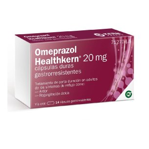 OMEPRAZOL HEALTHKERN 20 mg 14 CAPSULAS GASTRORRESISTENTES...