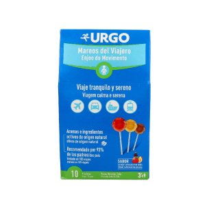 URGO MAREOS DEL VIAJERO  10 PIRULETAS