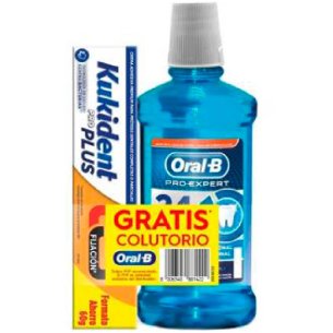 KUKIDENT PRO PLUS LA MEJOR FIJACION  COLUTORIO  1 ENVASE...