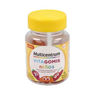 MULTICENTRUM VITAGOMIS NIÑOS  30 CARAMELOS DE GOMA SABOR...