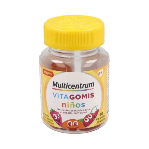 MULTICENTRUM VITAGOMIS NIÑOS  30 CARAMELOS DE...