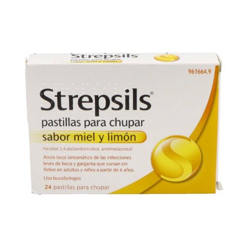 STREPSILS MIEL Y LIMON 24 PASTILLAS