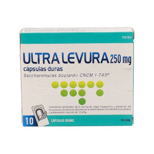 ULTRA-LEVURA 250 MG 10 CAPSULAS