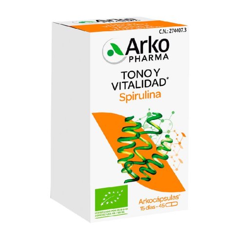 SPIRULINA ARKOCAPSULAS 300 MG 50 CAPSULAS