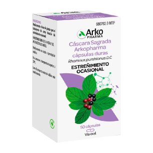 CASCARA SAGRADA ARKOCAPSULAS 250 MG 50 CAPSULAS