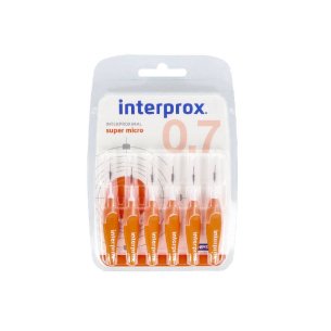 CEPILLO DENTAL INTERPROXIMAL INTERPROX SUPER MICRO 6 UNID