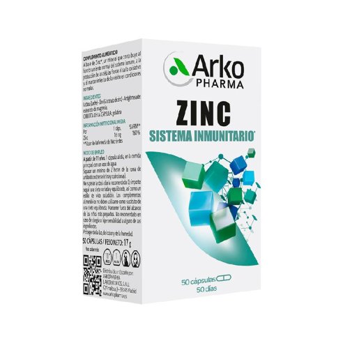 ZINC ARKOVITAL 50 CAPS