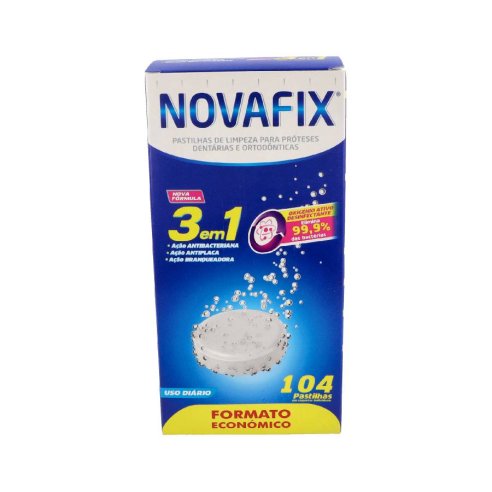 NOVAFIX TABLETAS ANTIBACTERIANAS 104 TABLETAS