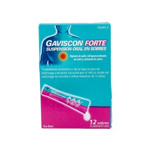 GAVISCON FORTE 12 SOBRES 10 ML SUSPENSION ORAL