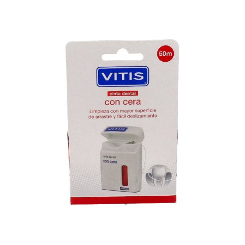 CINTA DENTAL CON CERA VITIS 50 M