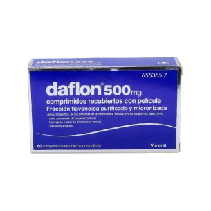 DAFLON 500 500 MG 60 COMPR RECUB