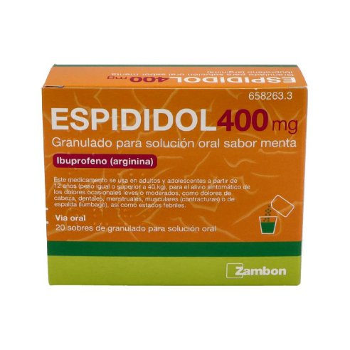 ESPIDIDOL 400 MG 20 SOBRES GRANULADO SOLUCION...
