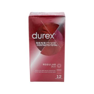 PRESERVATIVOS DUREX CONTACTO TOTAL FINO 12 U
