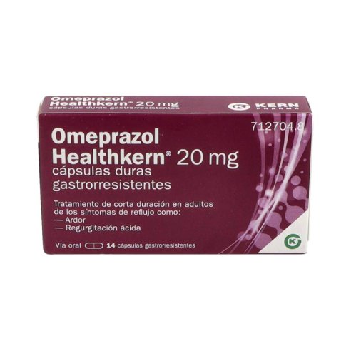OMEPRAZOL HEALTHKERN 20 mg 14 CAPSULAS GASTRORRESISTENTES (BLISTER)