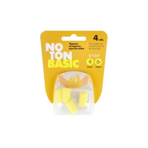 TAPONES DE ESPUMA PARA LOS OIDOS NOTON BASIC  4 U