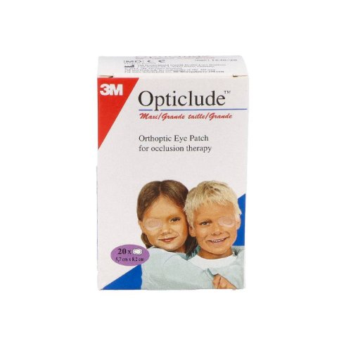 OPTICLUDE PARCHES OCULARES 1539F T-GDE 8,3 CM X 5,7 CM 20