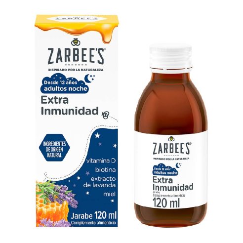 ZARBEE´S ADULTOS NOCHE INMUNIDAD JARABE  1 ENVASE 120 ml