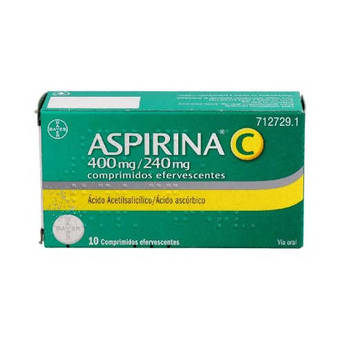 ASPIRINA C 400/240 MG 10 COMPRIMIDOS EFERVESCENTES